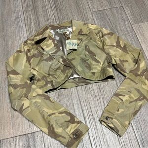 Camouflage Crop Jacket